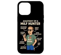 Vintage MILF Hunter Joke Meme Dad Humor Cheesy Pickup Line Case for iPhone 12 Pro Max