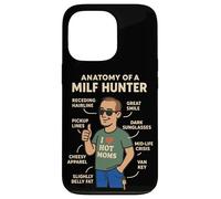 Vintage MILF Hunter Joke Meme Dad Humor Cheesy Pickup Line Case for iPhone 13 Pro