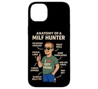 Vintage MILF Hunter Joke Meme Dad Humor Cheesy Pickup Line Case for iPhone 14 Plus