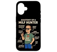 Vintage MILF Hunter Joke Meme Dad Humor Cheesy Pickup Line Case for iPhone 16