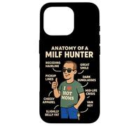 Vintage MILF Hunter Joke Meme Dad Humor Cheesy Pickup Line Case for iPhone 16 Pro