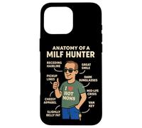 Vintage MILF Hunter Joke Meme Dad Humor Cheesy Pickup Line Case for iPhone 16 Pro Max