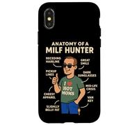 Vintage MILF Hunter Joke Meme Dad Humor Cheesy Pickup Line Case for iPhone X/XS