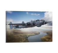 Vintage Military Aircraft Poster Avro Shackleton AEW.2 Maritime Patrol Aircraft Decorative Canvas Family Bedroom Artwork Picture Painting 08x12inch(20x30cm)