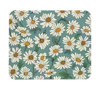 Vintage Mini Florals Daisy ErgoGrip Large Mouse Pad, Non-Slip Rubber Base