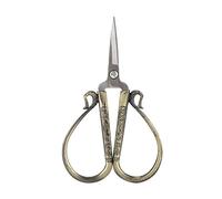 Vintage Mini Scissors, Stainless Steel Sewing Scissors Sewing Shears (Exquisite Xiangyun Shear No. 5 Bronze)