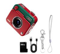 Vintage Miniature Digital Camera 1080P Resolution 32GB Expandable Memory Perfect For Pet Photography And Adventure Camera With Neck Straps