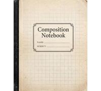 Vintage Minimalist Composition Notebook: Light Academia Inspired Diary for Students, Professionals and Writers