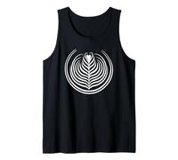 Vintage Minimalist Latte Art Barista Cool-Looking Coffee Tank Top