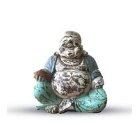 Vintage Mint Hand Carved Buddha Statue 30Cm Happy Buddha