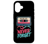 Vintage Mix Tape 1985 Cassette Never Forget 80s Case for iPhone 16