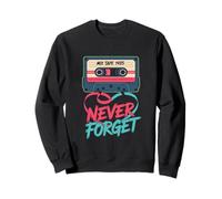 Vintage Mix Tape 1985 Cassette Never Forget 80s Sweatshirt