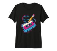 Vintage Mixtape Cassette Pencil Premium T-Shirt