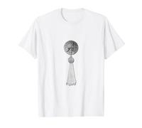 Vintage Monogram Burlesque Alphabet Retro Pastie Letter A Value Graphic T-Shirt, Men, White, L