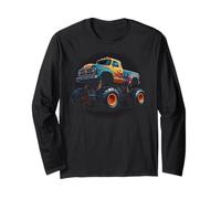 Vintage Monster Birthday Boy This is How I Roll Kid Loves Long Sleeve T-Shirt