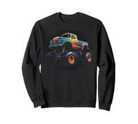 Vintage Monster Birthday Boy This Is How I Roll Kid Loves Sweatshirt