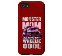Vintage MONSTER MOM Like Normal Regular Mama of Birthday Boy Case for iPhone SE (2020) / 7/8
