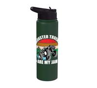 Vintage Monster Trucks are My Jam Kids Funny for Boys Stainless Steel Insulated Water Bottle