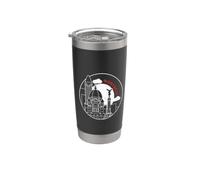 Vintage Montreal Quebec Canada Landmarks Logo Stainless Steel Insulated Tumbler