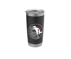 Vintage Montreal Quebec Canada Landmarks Logo Stainless Steel Insulated Tumbler