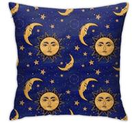 Vintage Moon and Sun Stars Celestial Throw Pillow Covers Soft Pillowcases Decorative Cushion Sofa Square Pillow Case 1818 Inch-Style5