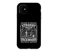 Vintage Moonshine Straight Outta The Backwoods Funny Case for iPhone 11