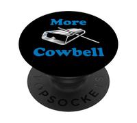 Vintage More Cowbell Funny Sarcastic Humor Music Lover PopSockets Adhesive PopGrip