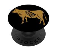 Vintage More Cowbell Funny Sarcastic Humor Music Lover PopSockets Adhesive PopGrip