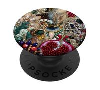 Vintage Mosaic Collage Scrapbook Tiles Y2K Eclectic PopSockets Adhesive PopGrip