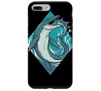 Vintage Mosasaurus Eating Shark Prehistoric Sea Monster Grap Case for iPhone 7 Plus/8 Plus