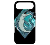 Vintage Mosasaurus Eating Shark Prehistoric Sea Monster Grap Case for iPhone Air