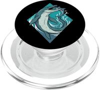 Vintage Mosasaurus Eating Shark Prehistoric Sea Monster Grap PopSockets PopGrip for MagSafe