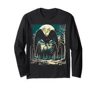 Vintage Mothman Point Pleasant Cryptid Long Sleeve T-Shirt