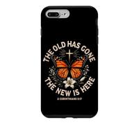 Vintage Motivational 2 Corinthians Bible Verse Butterfly Case for iPhone 7 Plus/8 Plus