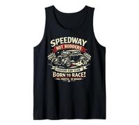 Vintage Motor Racing Speedway Custom Car Club Tank Top