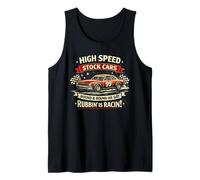 Vintage Motor Racing Speedway s Stock Car Tank Top