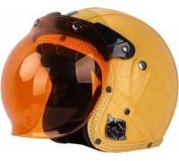 Vintage Motorcycle Helmet for Men Women Classic Retro 3/4 Open Face Design DOT/ECE Certified for Motorbike Cruiser Crash Helmets for Motorbikes Open Face 7,XL(61-62cm)