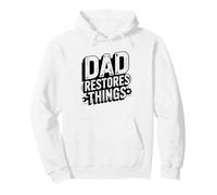 Vintage Motorcycle Restorer Dad Rebuilding Old Iron Weekends Pullover Hoodie