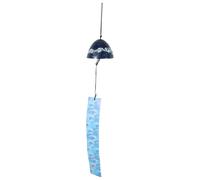 Vintage Mount Fuji Cast Iron Outdoor Wind Chime Decorative Bell Pendant