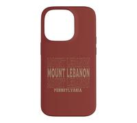 Vintage Mount Lebanon Pennsylvania Case for iPhone 14 Pro