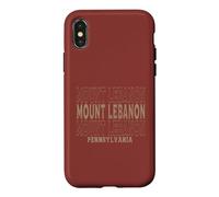Vintage Mount Lebanon Pennsylvania Case for iPhone X/XS