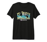 Vintage Mount Rainier National Park Sasquatch Bigfoot Premium T-Shirt