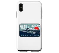 Vintage Mount Saint Helens Washington Retro Style Volcano Case for iPhone XS Max