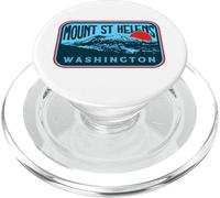 Vintage Mount Saint Helens Washington Retro Style Volcano PopSockets PopGrip for MagSafe