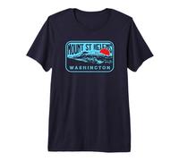 Vintage Mount Saint Helens Washington Retro Style Volcano Premium T-Shirt