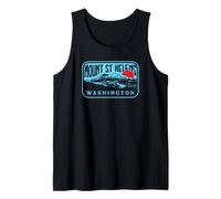 Vintage Mount Saint Helens Washington Retro Style Volcano Tank Top