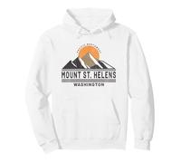 Vintage Mount St. Helens Washington - Mountain Souvenir Pullover Hoodie
