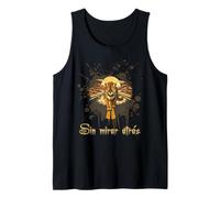 Vintage Mountain Lion Desert Highway Road Trip Nature Art Tank Top