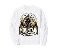 Vintage Mountain Mama Camping Hiking Hiker Travel Mom Bear Sweatshirt