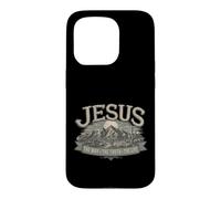 Vintage Mountain Rope Lettering Enduring Values Case for iPhone 15 Pro